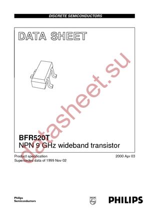 BFR520T T/R datasheet  